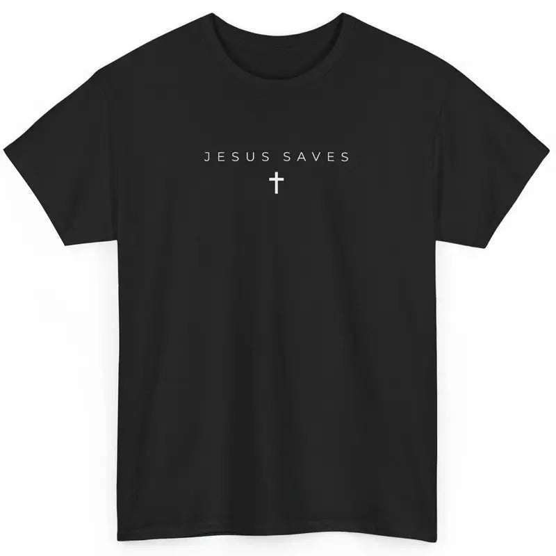 Jesus Saves Cross T-Shirt - Menswear Top Streetwear Outfits Hoodie, Sweatshirt | PrintMintTees.com
