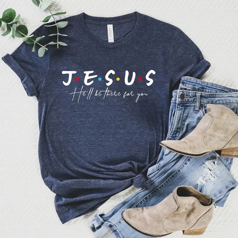 Jesus Shirt Christian T-shirt Hell Be There For You Shirt Christian Shirts Hoodie Sweatshirt | PrintMintTees.com