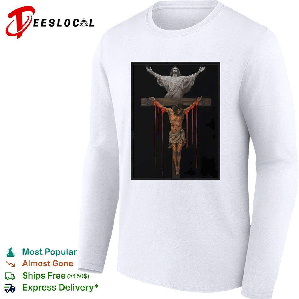 Jesus ascending from the cross blood shirt