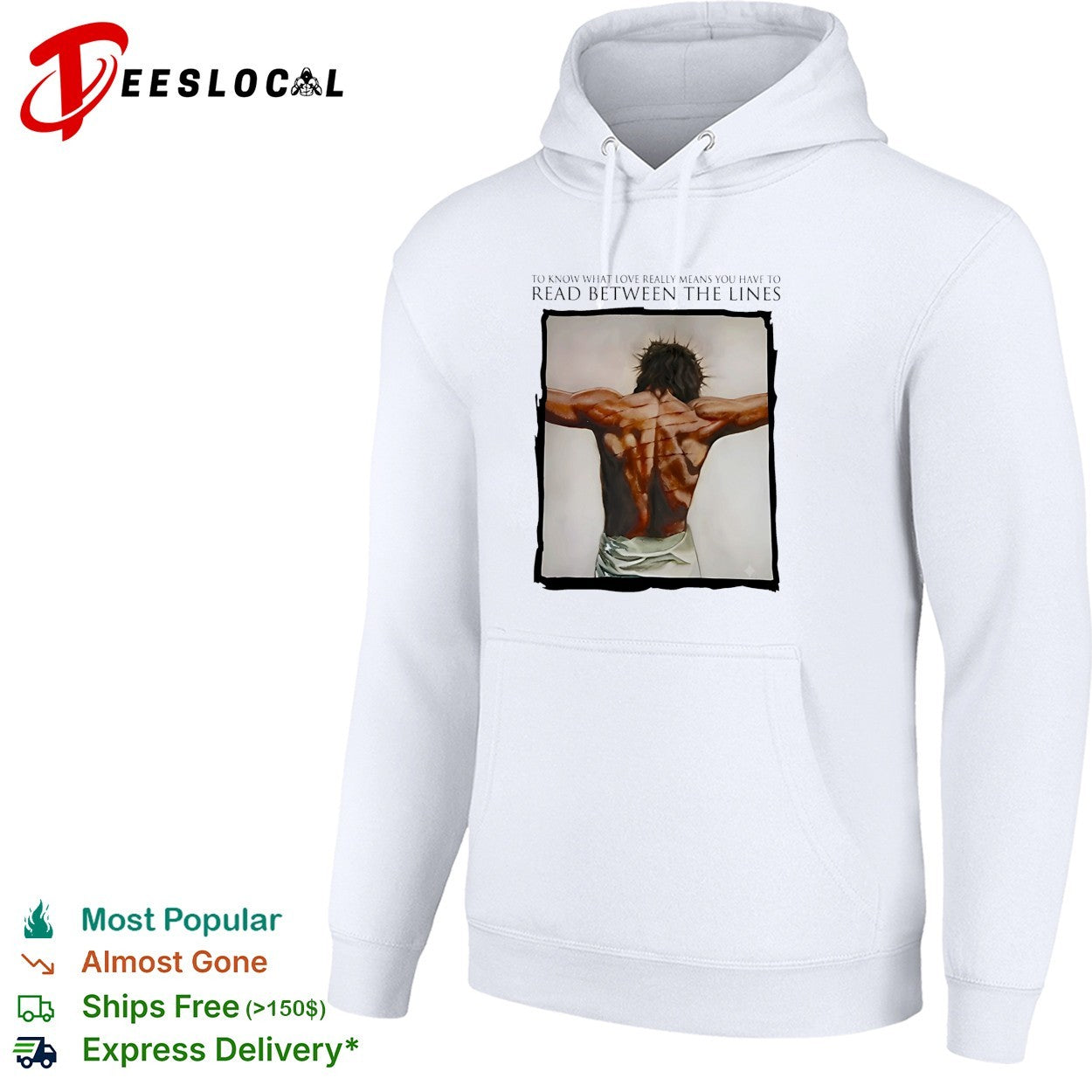 Jesus back wounds read between the lines shirt