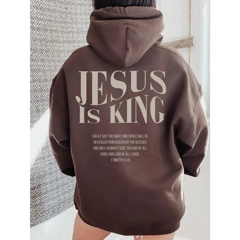 Jesus is king sweatshirt Jesus hoodie Christian merch streetwear shirt | PrintMintTees.com