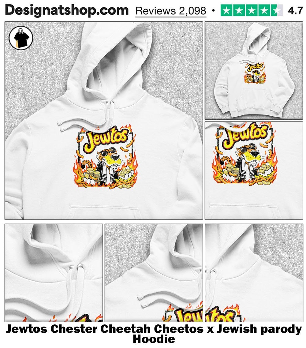 Jewtos Chester Cheetah Cheetos x Jewish parody shirt
