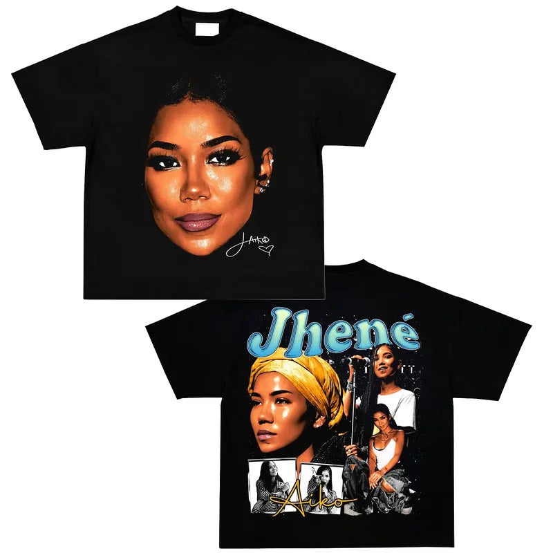 Jhene Aiko T-Shirt Rapper Graphic Tee Shirt Merch Men Women Menswear Top Hoodie Sweatshirt | PrintMintTees.com