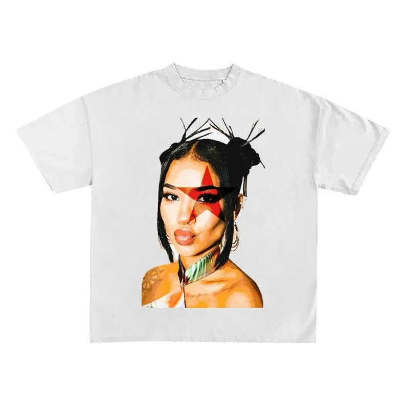 Jhene Rap Shirt Womenswear Shirt Top Shirts Comfort Streetwear Summer Lady Underwear Fitted Shirt Hoodie Sweatshirt
