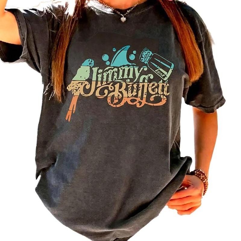 Jimmy Buffet Quote Shirt, Parrothead Shirt, Jimmy Buffett Saying Shirt, Changes in Attitudes, Fins Up, Bubbles Up Shirt...