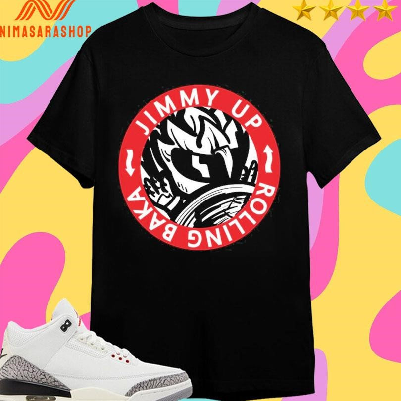 Jimmy Up Rolling Baka Logo Shirts
