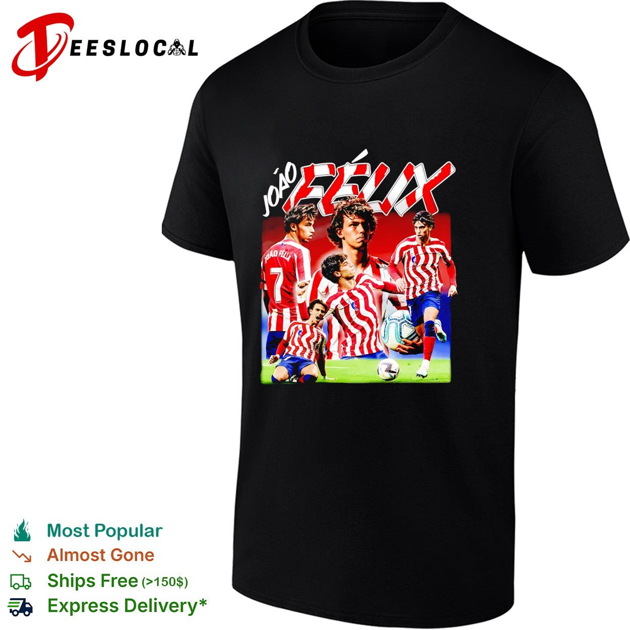 Joao Felix Atletico Madrid collage shirt