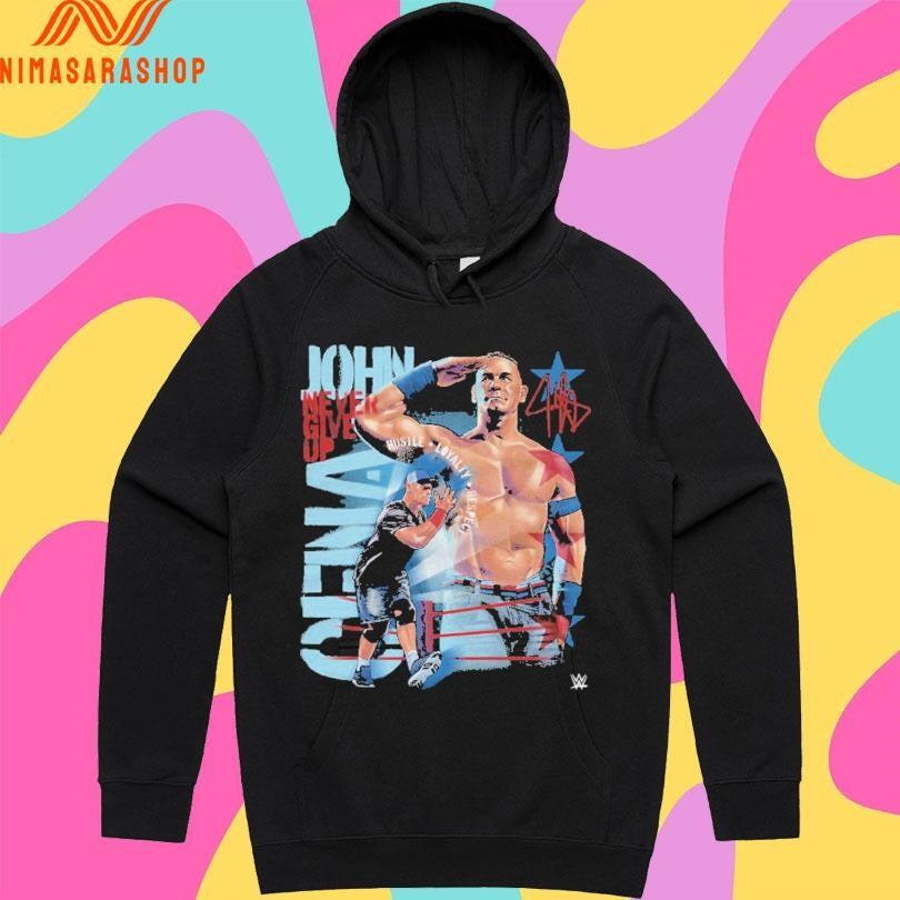 John Cena Never Give Up Salute Shirts