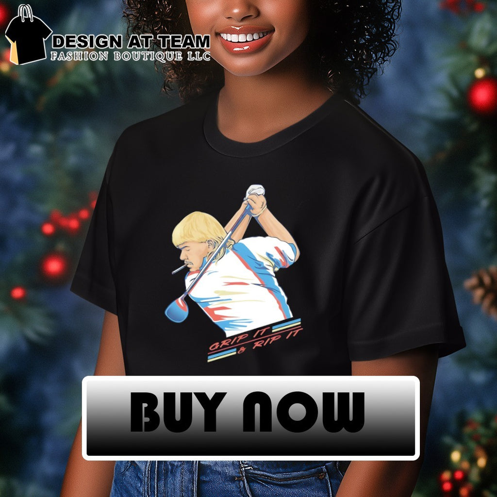 John Daly Golf Of America 4th Of July Grip It And Rip It Golf shirt