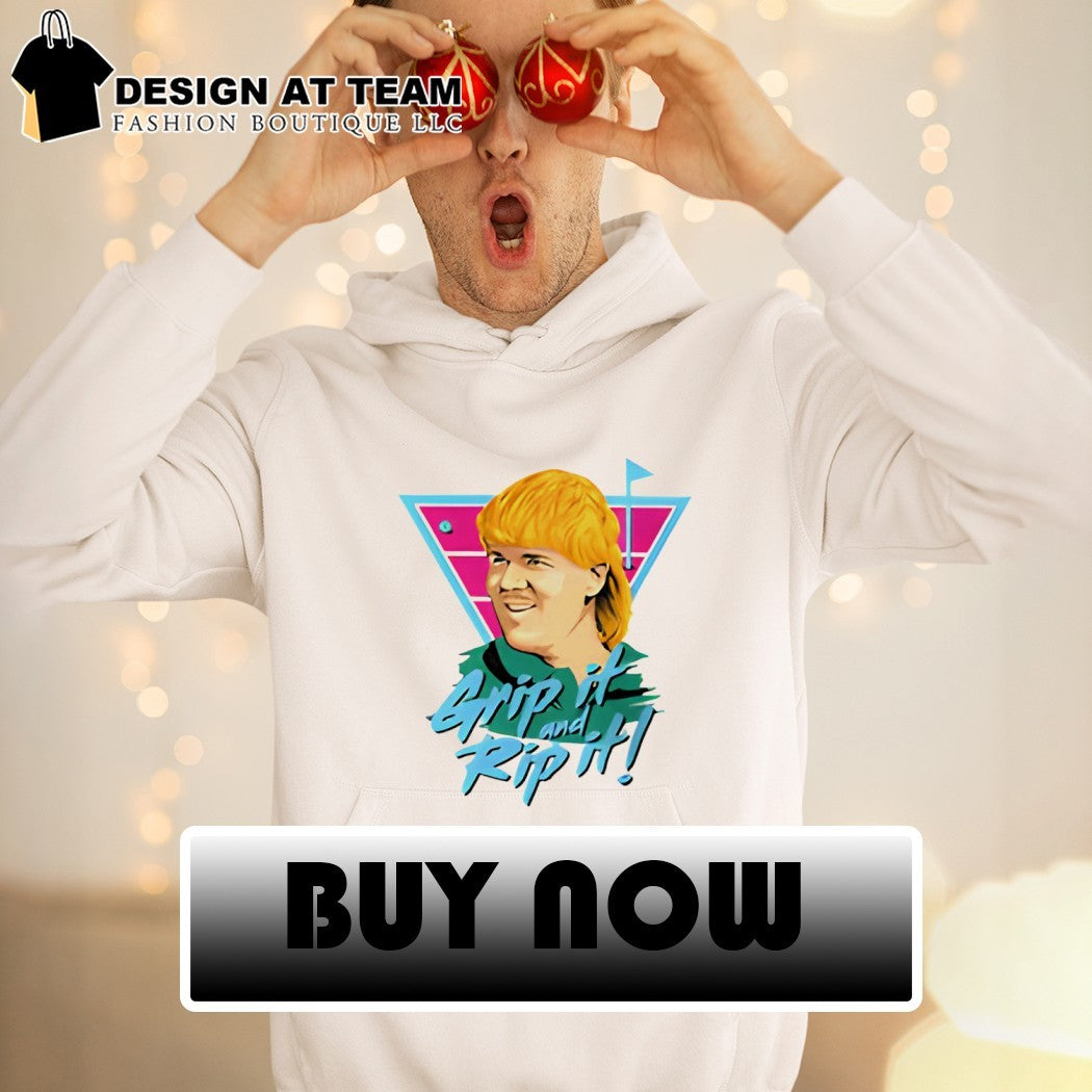 John Daly Grip It And Rip It Golf logo shirt
