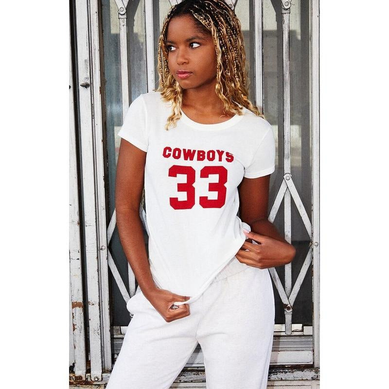 John Galt Women's Hailie Cowboy 33 T-Shirt - Multicolor Hoodie, Sweatshirt | PrintMintTees.com