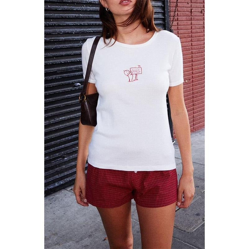 John Galt Women's Hailie Loved By You T-Shirt - Multicolor Hoodie, Sweatshirt | PrintMintTees.com