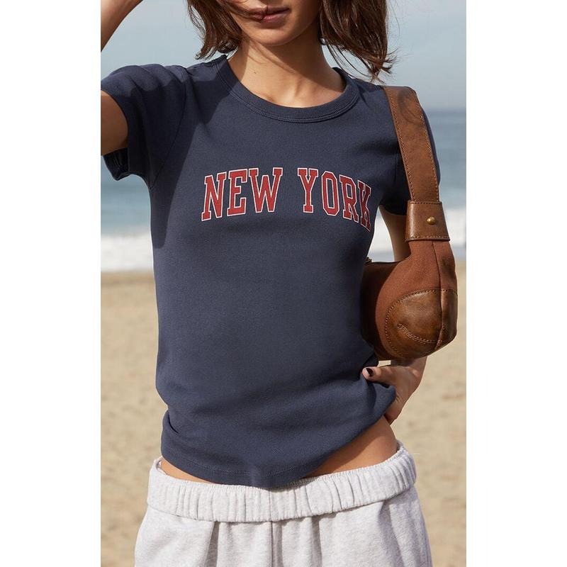 John Galt Women's Hailie New York T-Shirt - Multicolor Hoodie, Sweatshirt | PrintMintTees.com