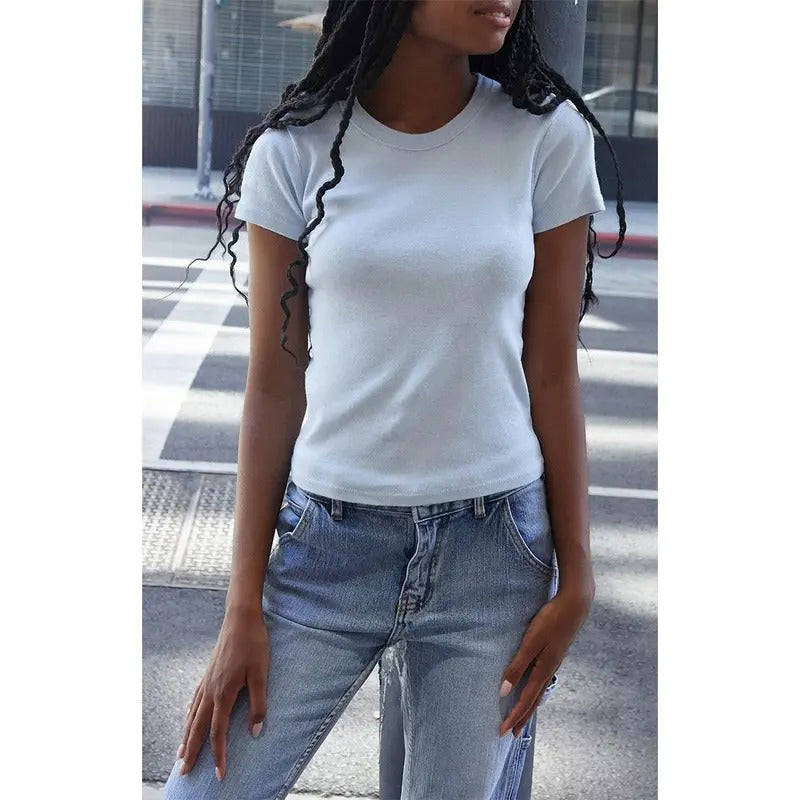 John Galt Women's Light Blue Hailie T-Shirtstyle{n002}2 T-Shirts, Hoodie, Sweatshirt | PrintMintTees.com