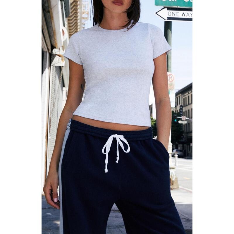 John Galt Women's Light Gray Ashlyn T-Shirt Hoodie, Sweatshirt | PrintMintTees.com