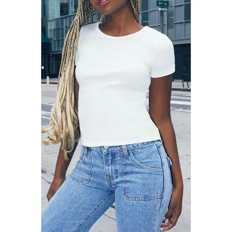 John Galt Women's White Ashlyn T-Shirt Hoodie, Sweatshirt | PrintMintTees.com