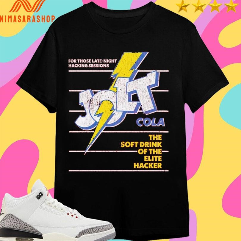 Jolt Cola For Those Late-Night Hacking Sessions The Soft Drink Of The Elite Hacker Shirts