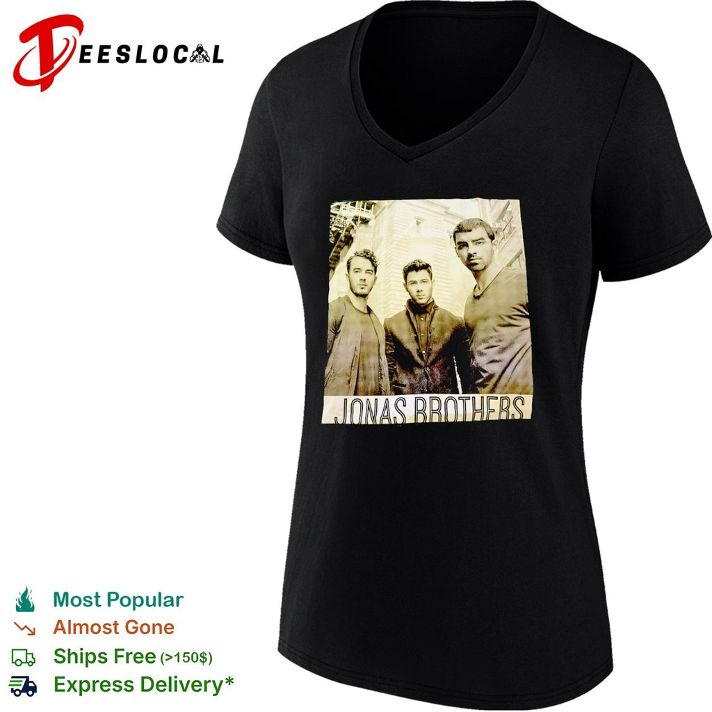 Jonas Brothers band music group portrait shirt