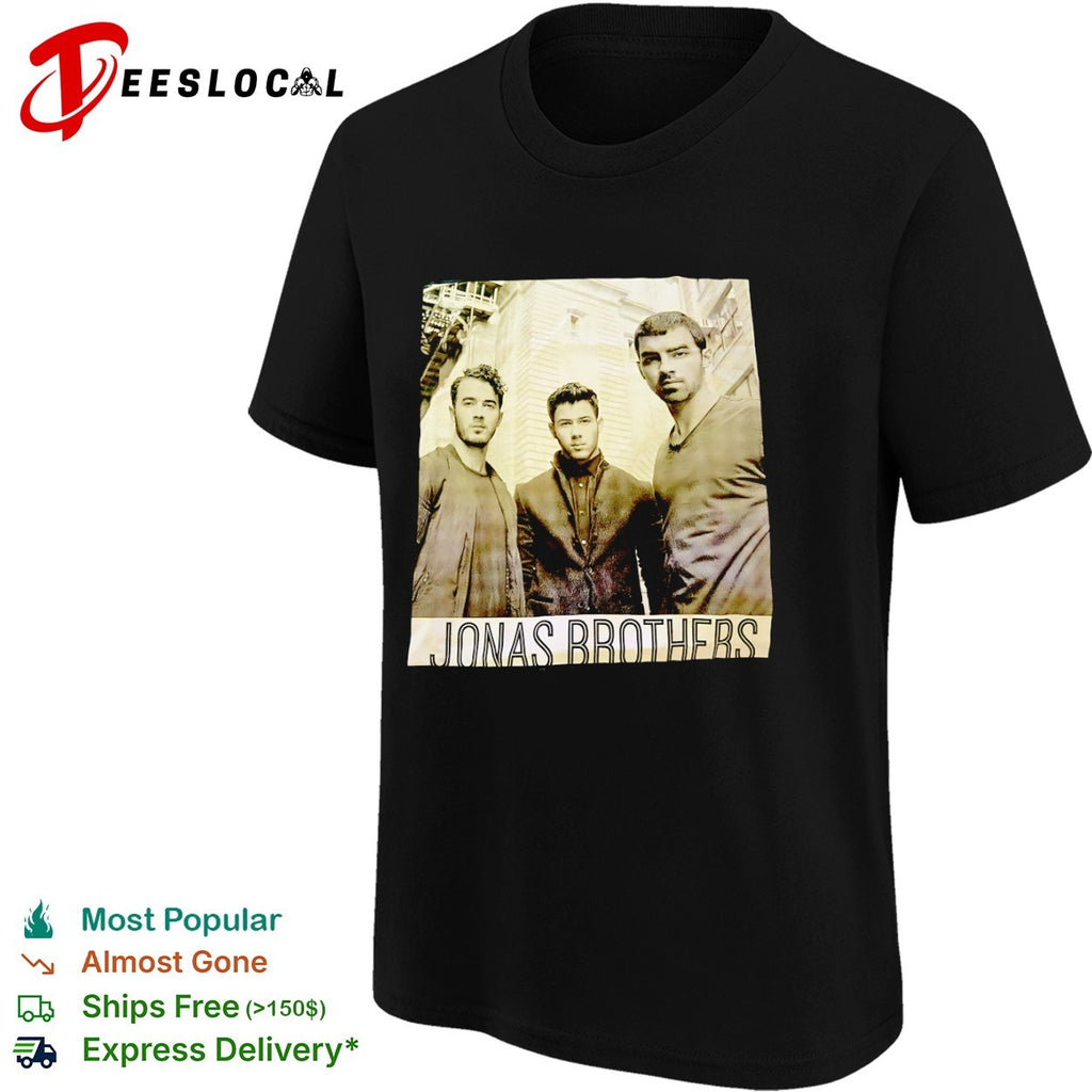 Jonas Brothers band music group portrait shirt