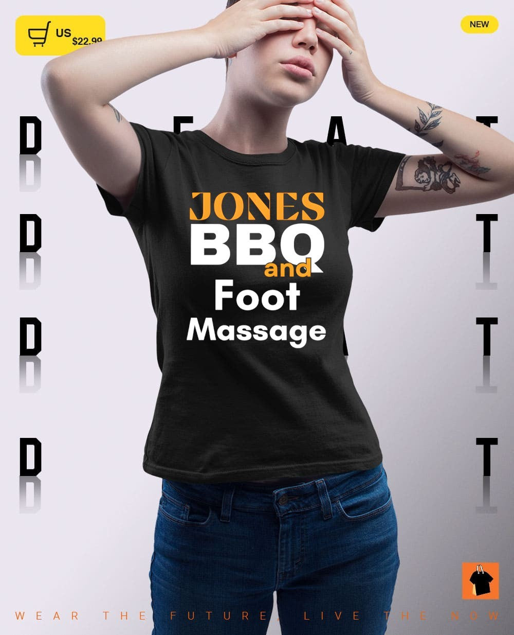 Jones BBQ and Foot Massage shirt