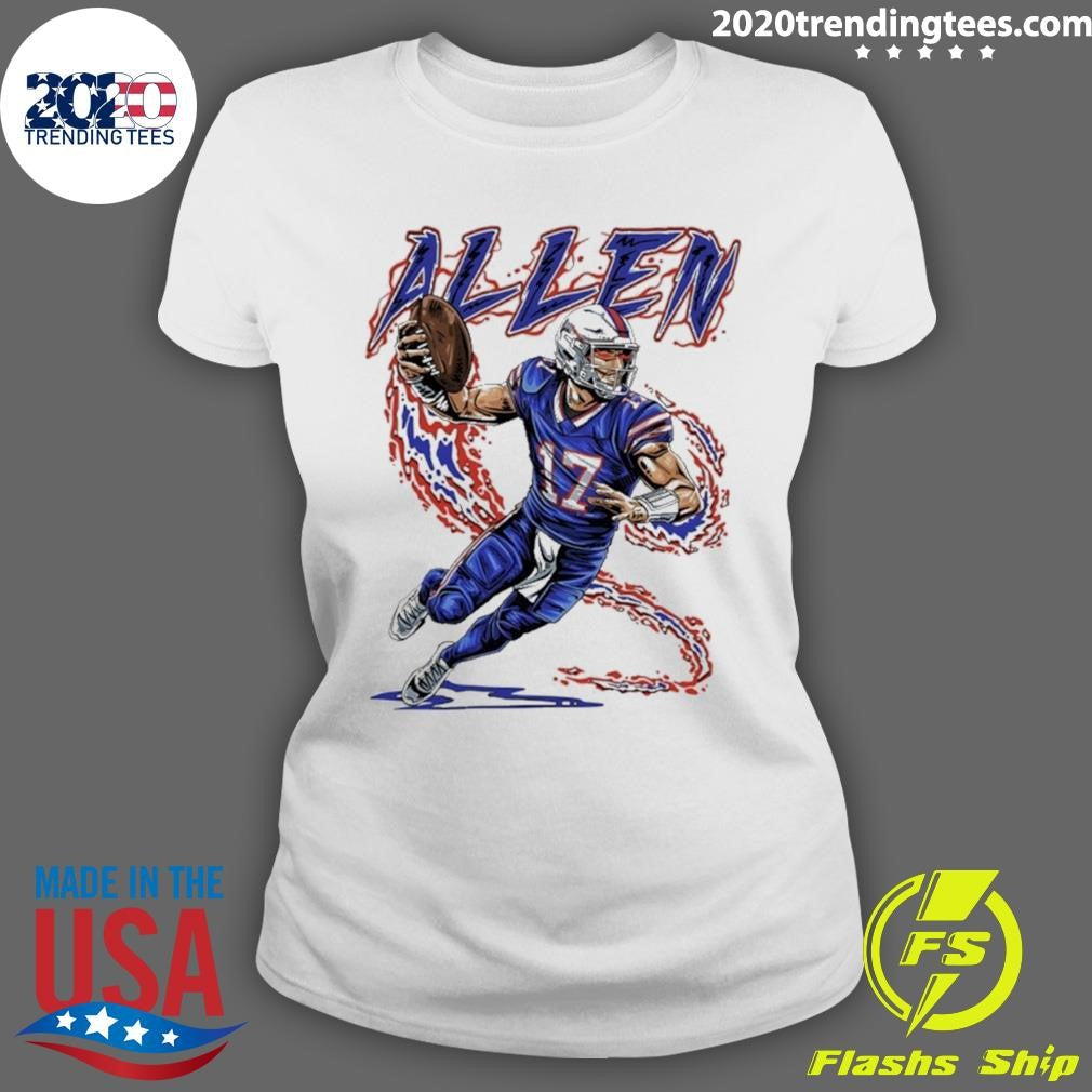 Josh Allen Buffalo Bills Football Anime Cartoon Shirt