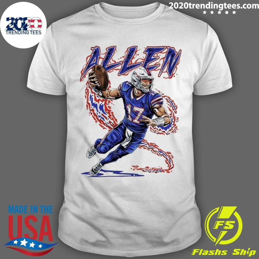 Josh Allen Buffalo Bills Football Anime Cartoon Shirt