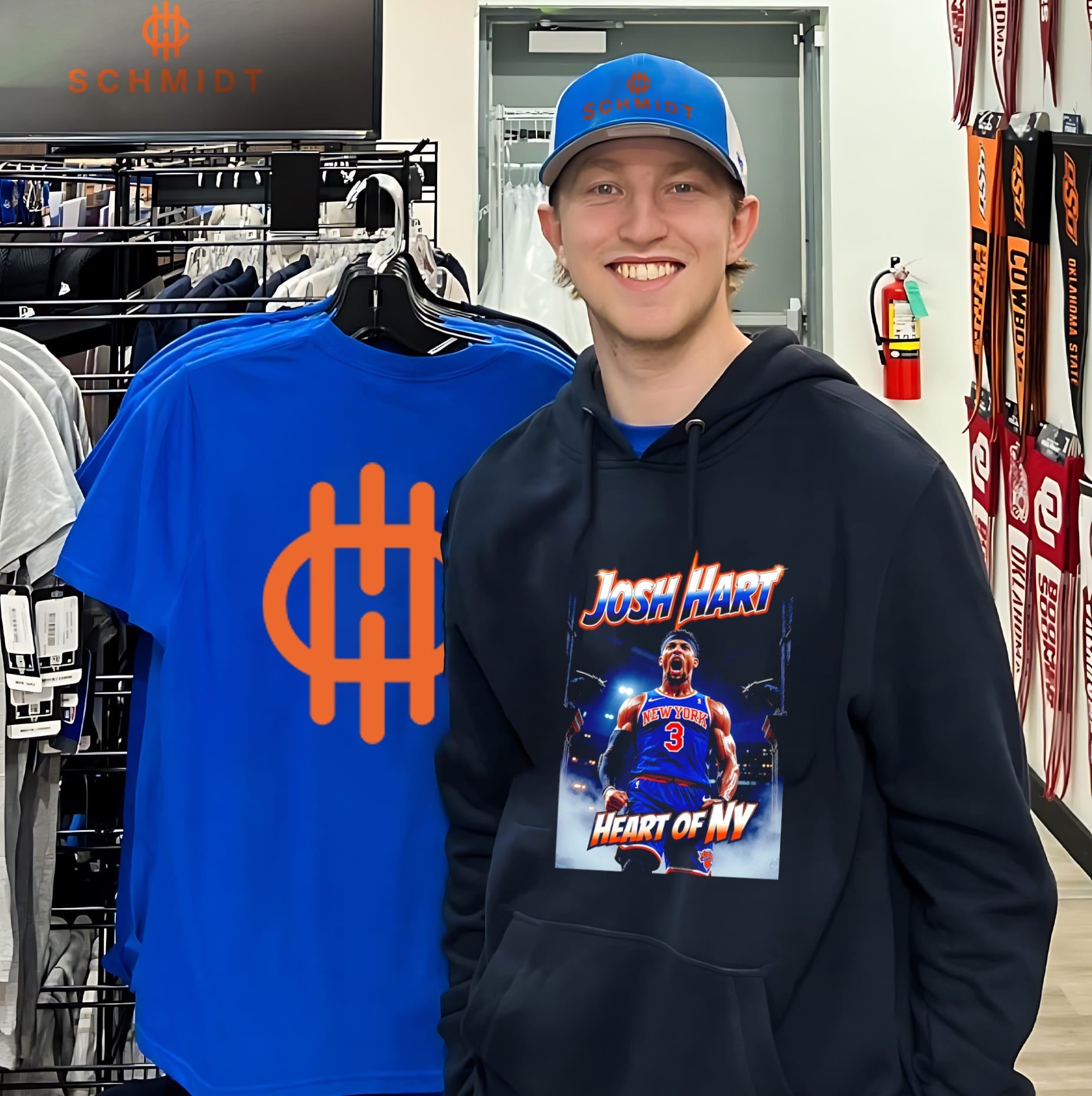 Josh Hart NY Knicks Heart of NY shirt