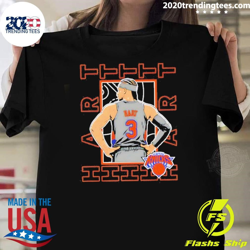 Josh Hart New York Knicks Repeat Pose Star Shirt