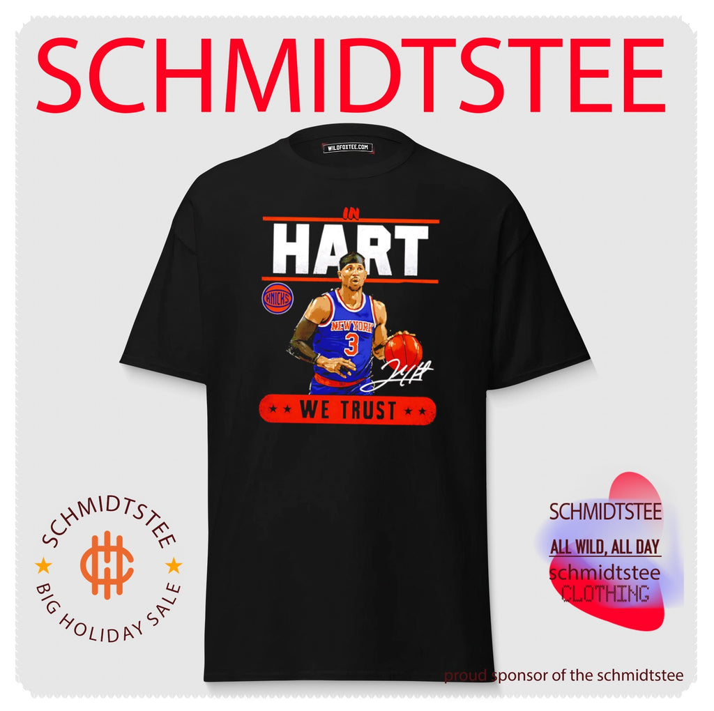 Josh Hart New York Knicks We Trust signature shirt