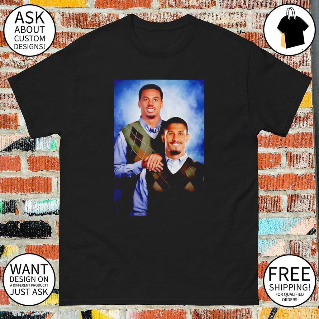 Josh Kroenke Wearing Gabriel And Saliba Step Brothers shirt