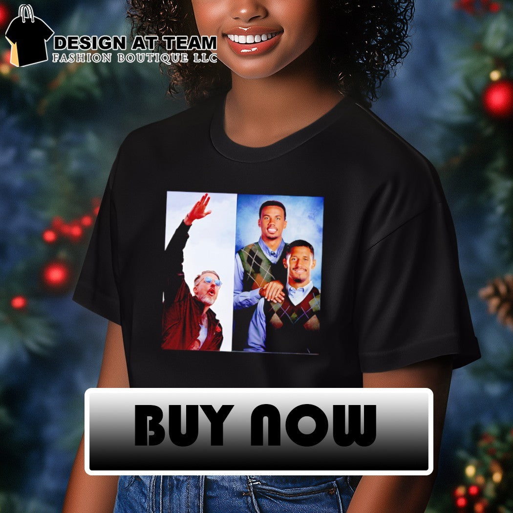 Josh Kroenke with Gabriel Vs William Saliba Step Brothers shirt
