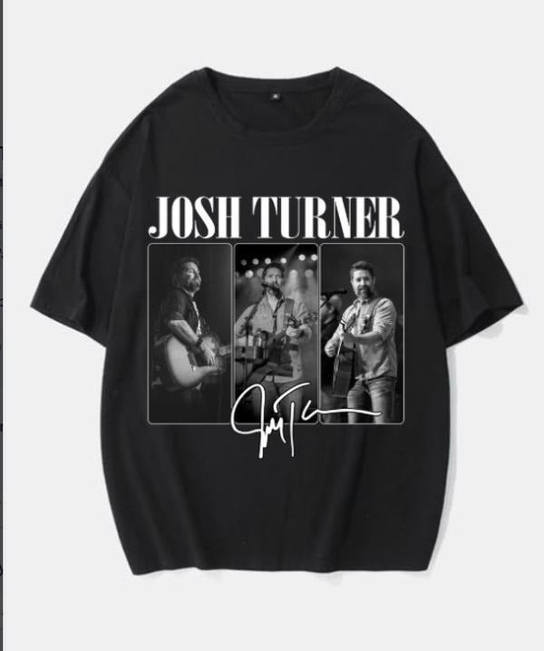 Josh Turner Concert Tee Black T-shirt Hoodie Sweatshirt | PrintMintTees.com