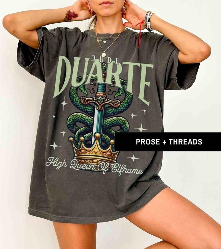Jude Duarte The Cruel Prince T-Shirt The Folk Of The Air Shirt Elfhame Shirt Cruel Prince Merch Booktok Merch Bookstagram...