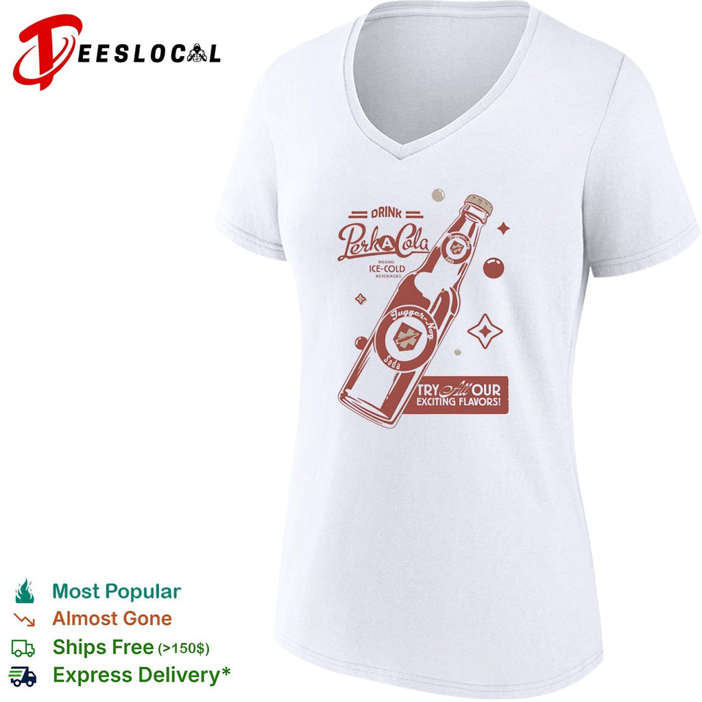 Jugger Nog Call of Duty Zombies Drink Perk A Cola Brand Ice Cold Beverages shirt