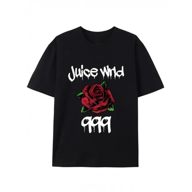 Juice Print T-shirt, Street hip-hop, men's cotton T-shirt, summer casual short sleeve T-shirt Made in USA Hoodie Sweatshirt