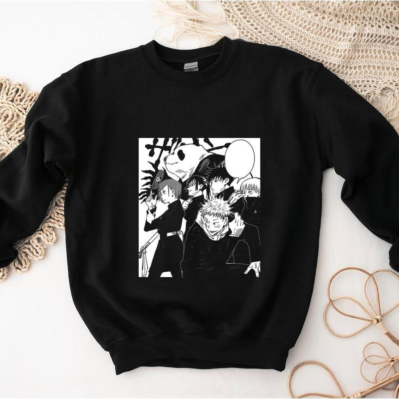 Jujutsu Kaisen Sweatshirt Gift For Fans, Anime T-shirt Sweatshirt Sweatshirt, Hoodie, Comfort Colors | PrintMintTees.com