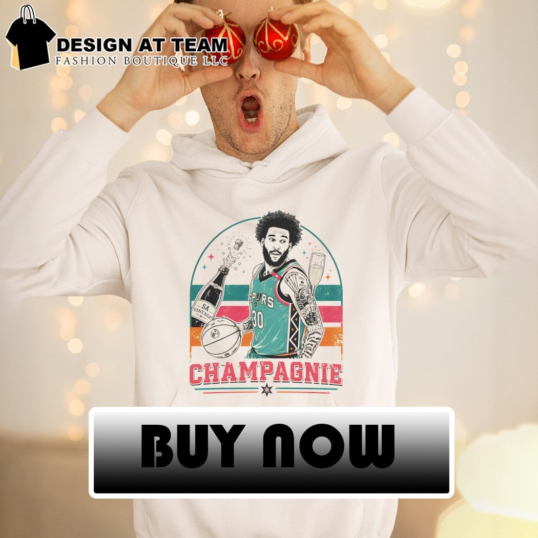 Julian Champagnie San Antonio Spurs Basketball Jersey Bottle shirt