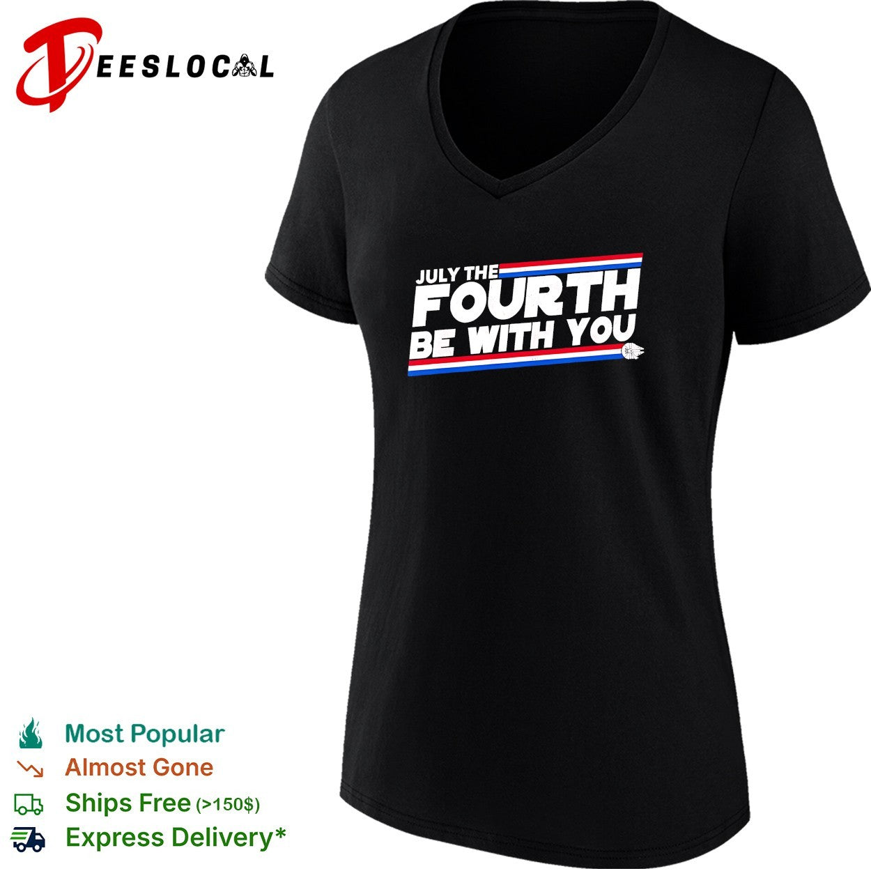 July the fourth be with you Millennium Falcon shirt