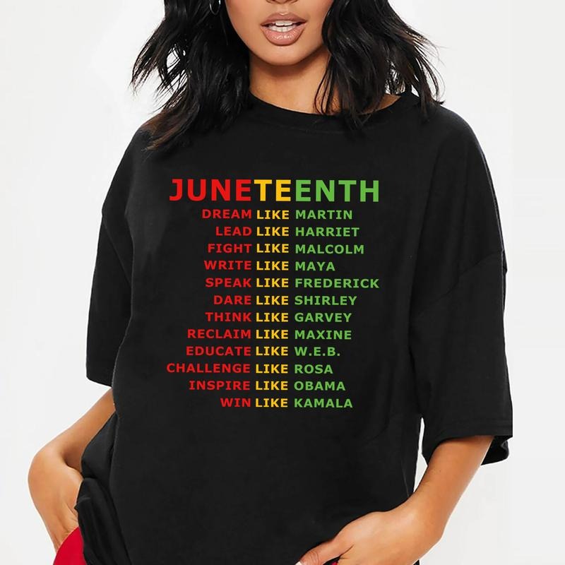 Juneteenth Shirt, Juneteenth Dream Like Martin Shirt, Black Leaders Shirt, Black Live Matter Shirt, Independence Day...