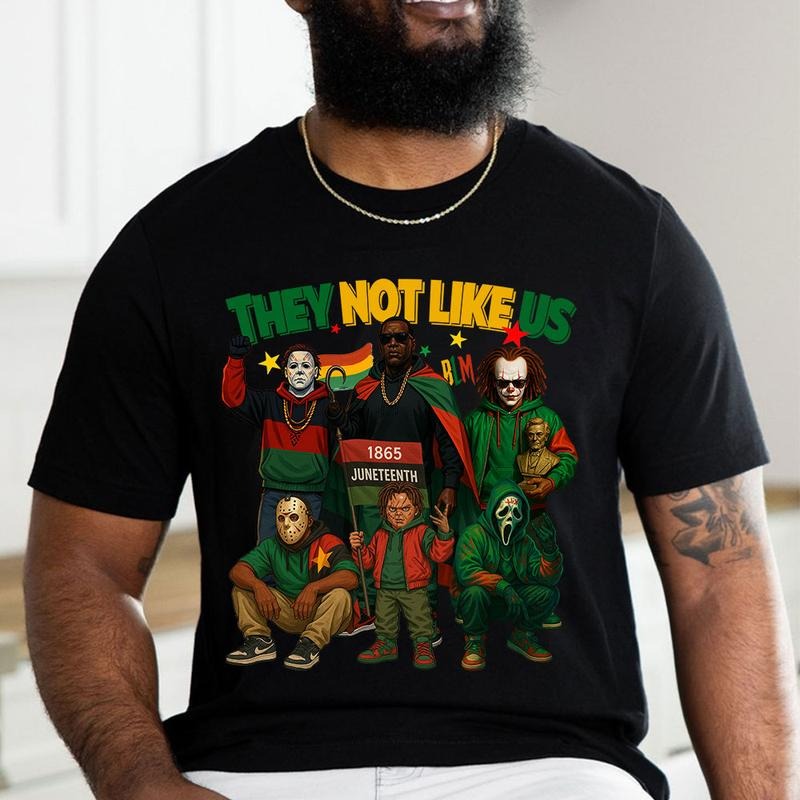 Juneteenth Shirt,They Not Like Us Shirt, Black History Shirt for Women, Juneteenth 1865 My Ancestors Weren't Free in 1776...