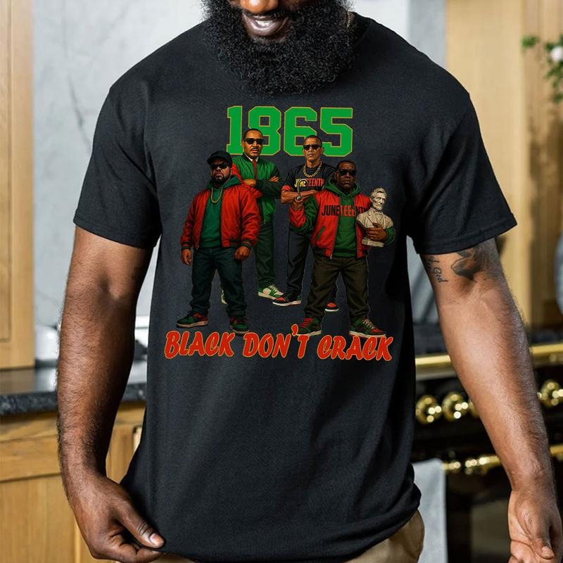 Juneteenth Shirts, Black Dont Crack Shirt, Black History Shirts, Juneteenth Tshirt Hoodie Sweatshirt | PrintMintTees.com