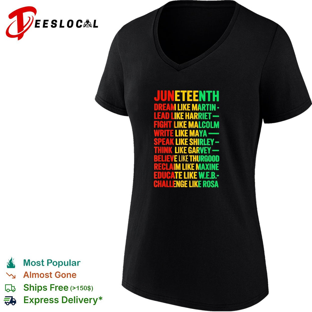 Juneteenth dream like Martin lead like Harriet shirt
