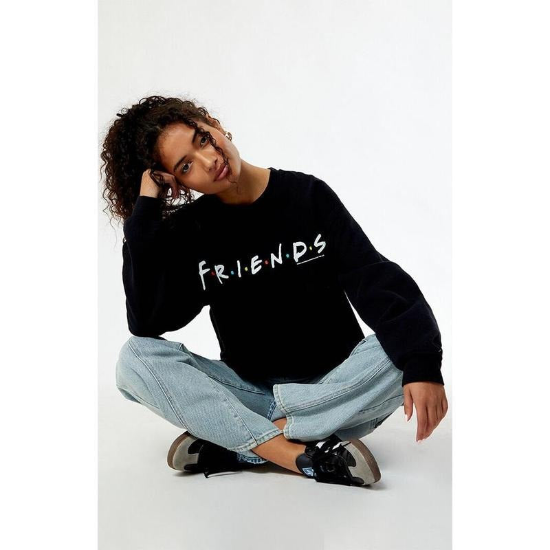 Junk Food Women's Friends Crew Neck Sweatshirt Shirt Hoodie | PrintMintTees.com