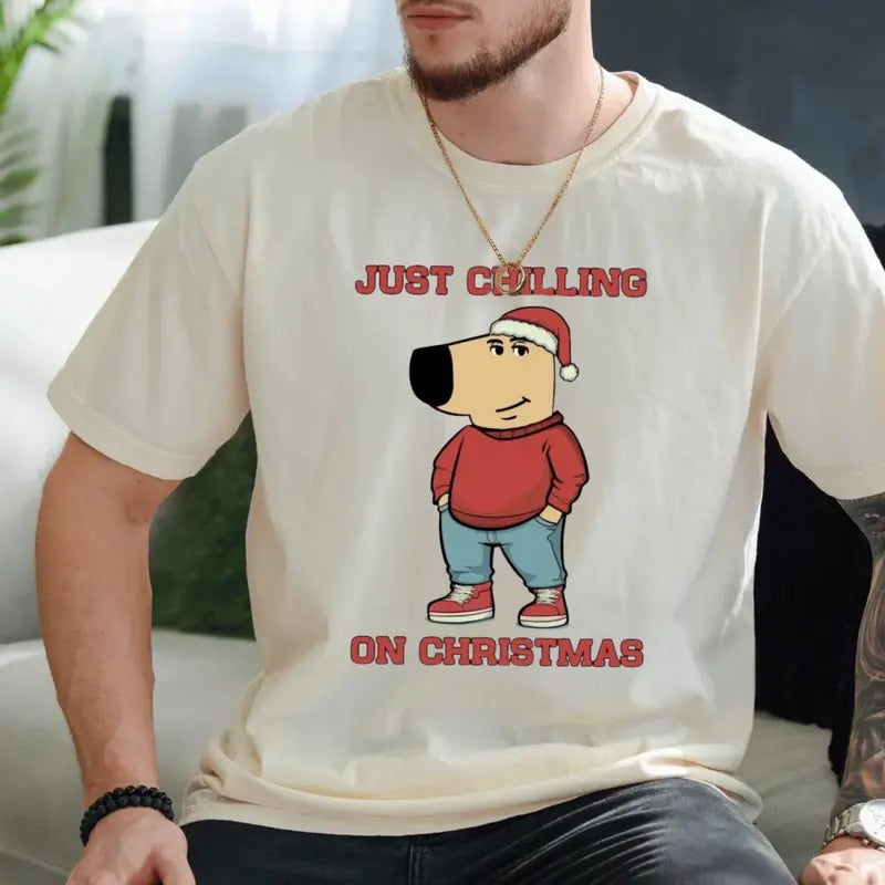 Just Chilling Just Chill Guy Shirt Chilly Funny Meme Short Sleeve T-Shirts, Hoodie, Sweatshirt