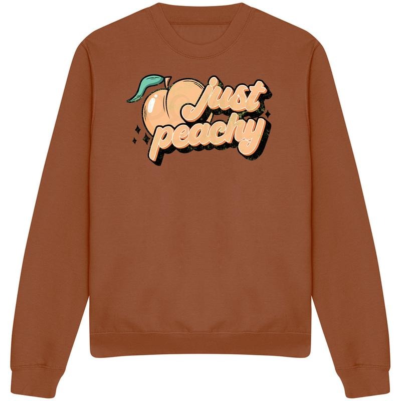 Just Peachy Just Hoods Sweatshirt Shirt Hoodie | PrintMintTees.com
