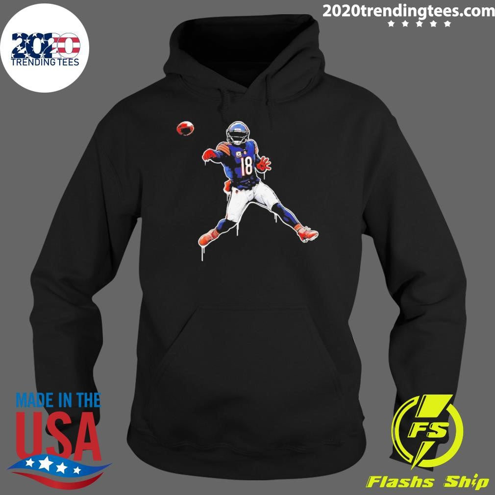 Just Throw It 18 Caleb Williams Chicago Bears Shirt