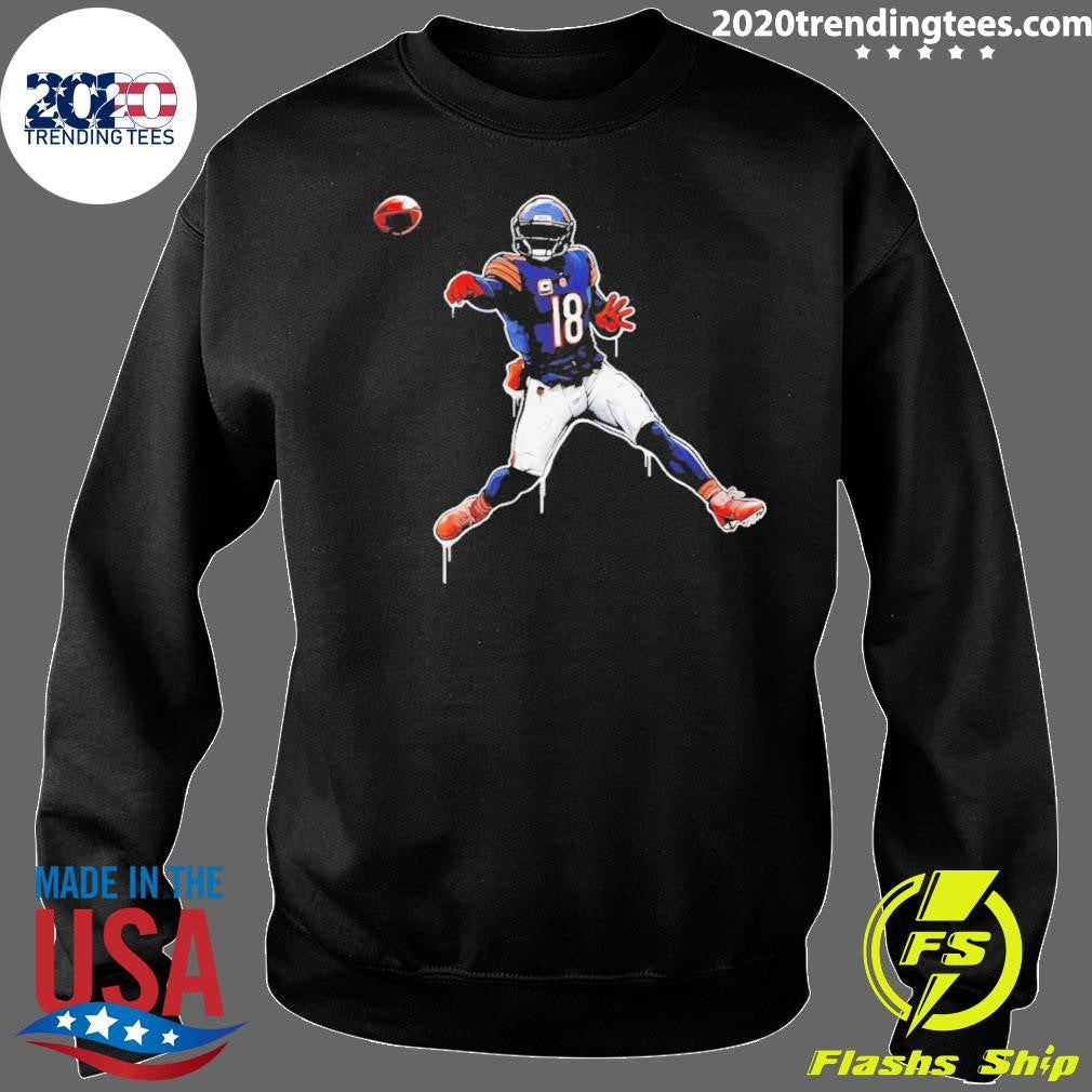 Just Throw It 18 Caleb Williams Chicago Bears Shirt