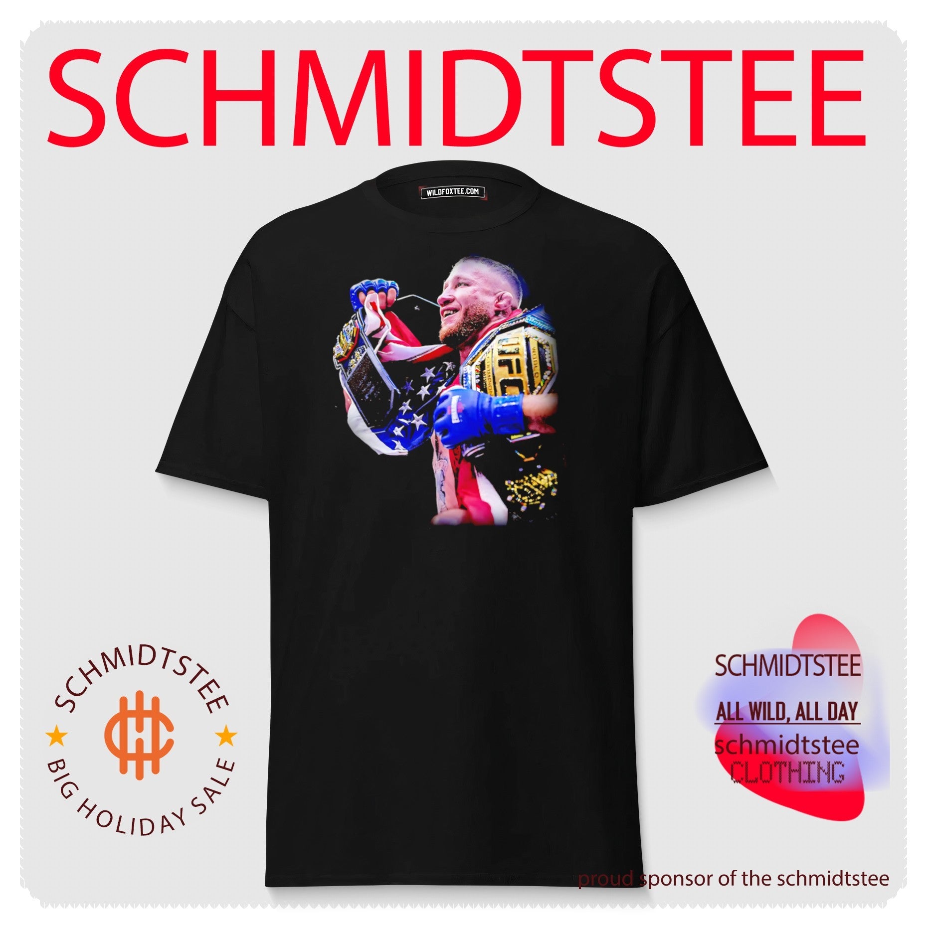 Justin Gaethje Champions 2026 graphic shirt