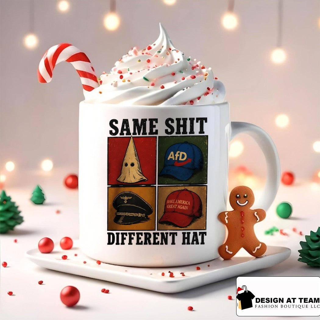 KKK Maga Same shit different hat AfD anti-Trump protest shirt