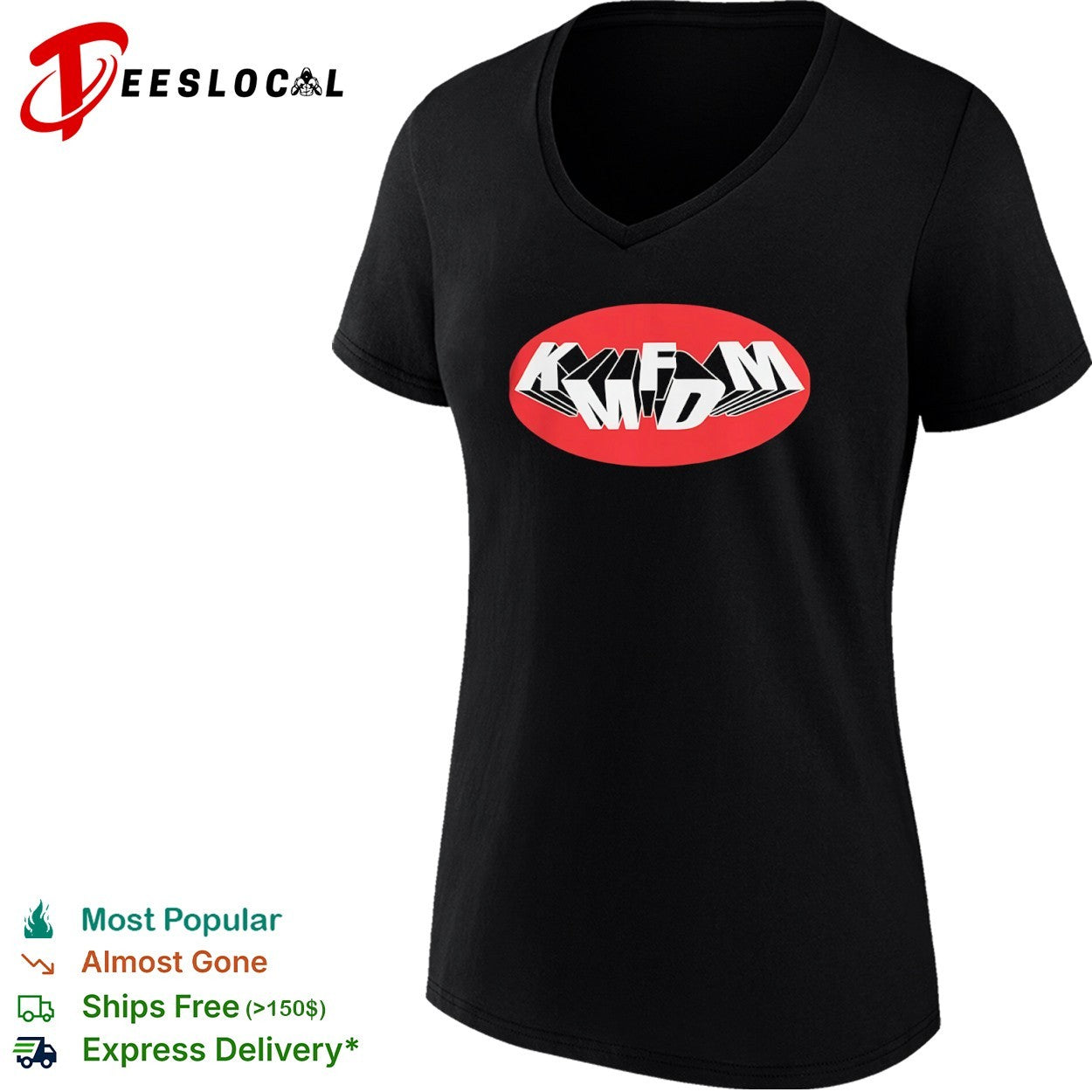 KMFDM industrial band logo shirt